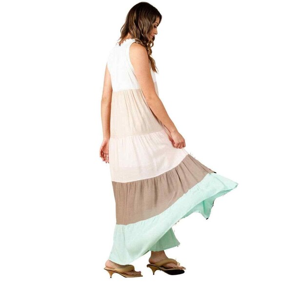 Lucca Couture JUBILEE COLORBLOCK MAXI DRESS - Picture 2 of 3